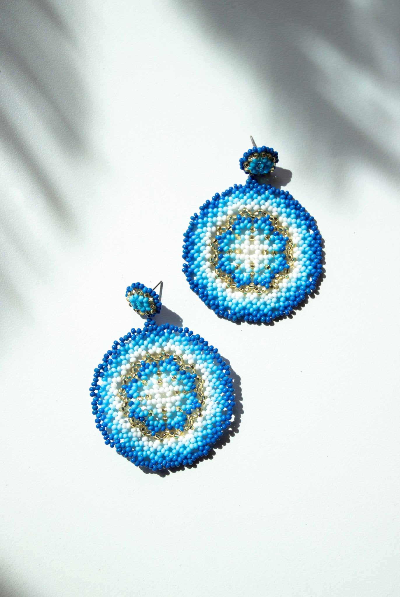 Beaded Ocean Earrings - CHYATEE