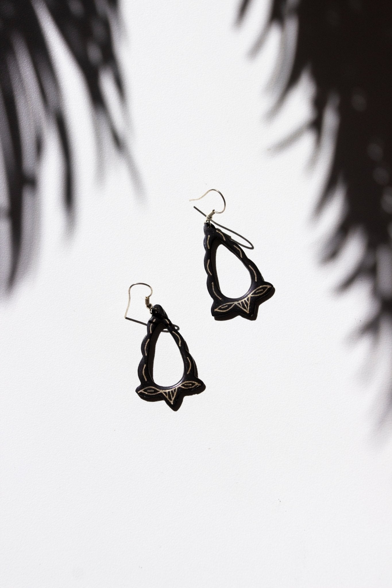 Bidri Metal Earrings - CHYATEE