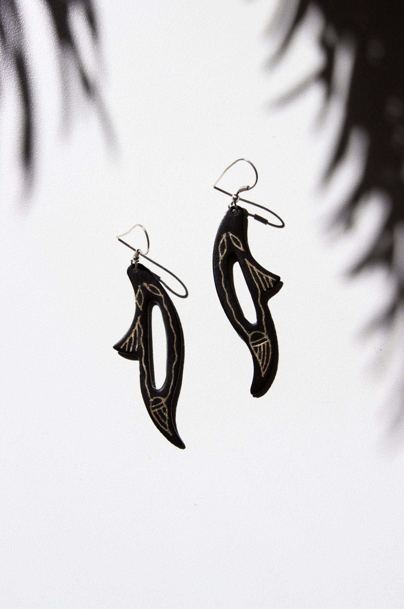 Bidri Metal Earrings - CHYATEE