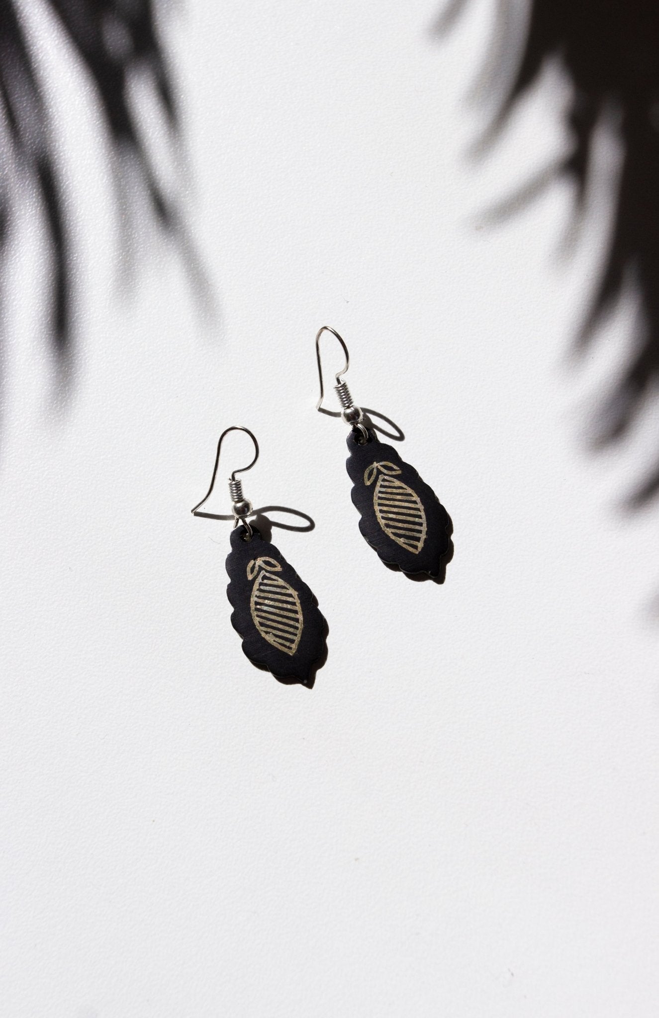 Bidri Metal Earrings - CHYATEE