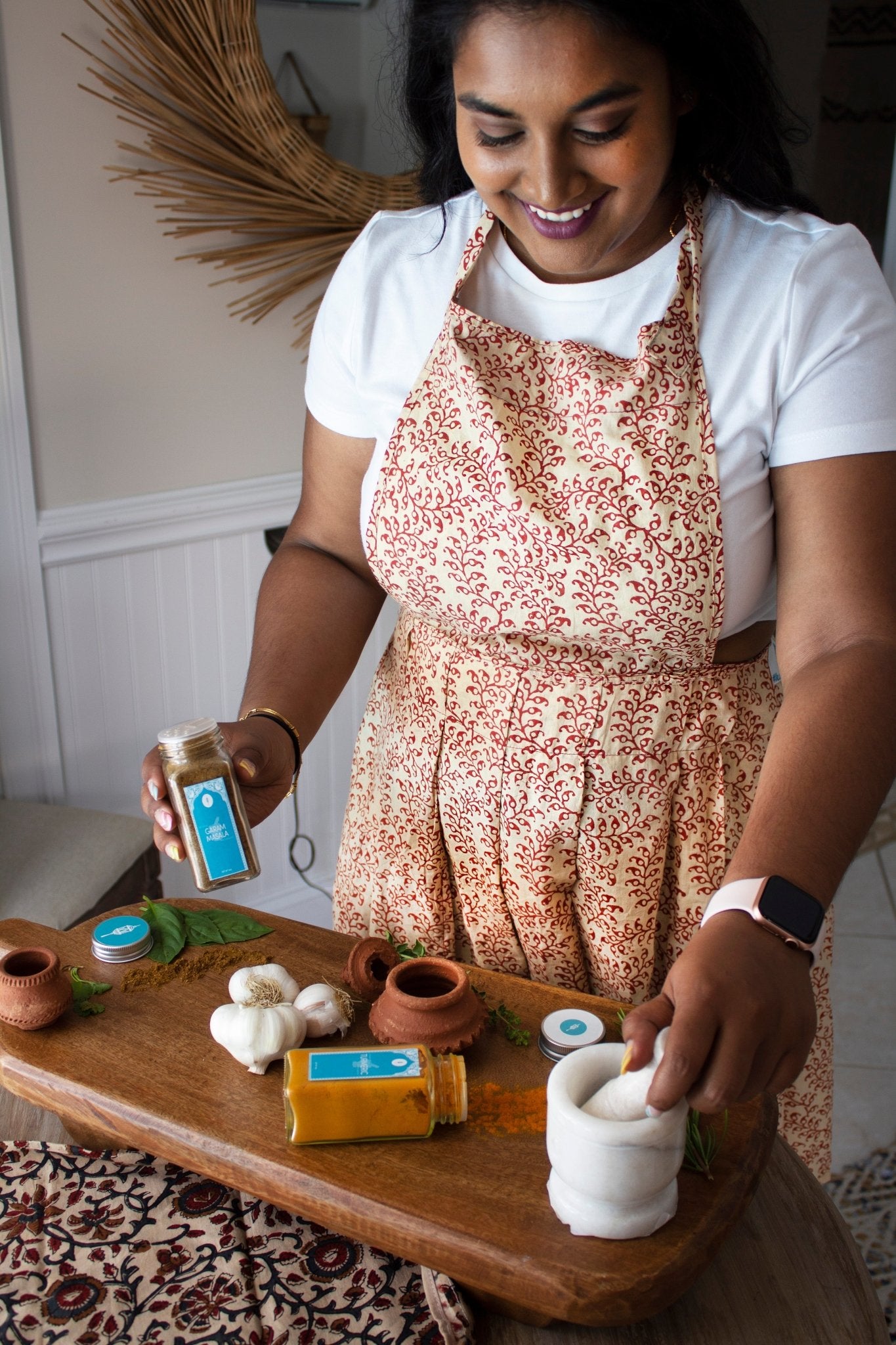 Blockprint Aprons - CHYATEE