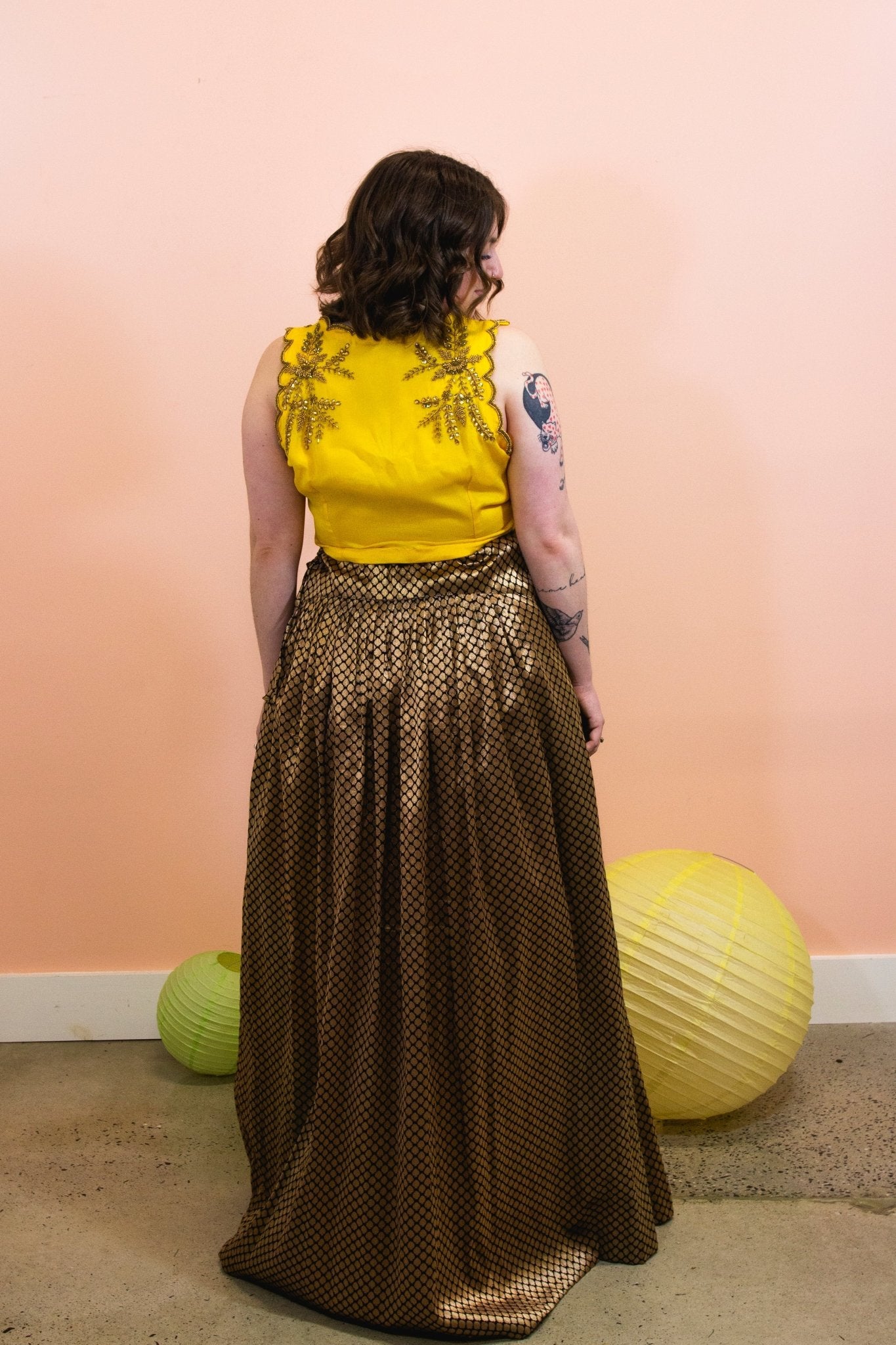 CHYATEE BESPOKE | AARI CROP TOP: Marvelous Maize - CHYATEE