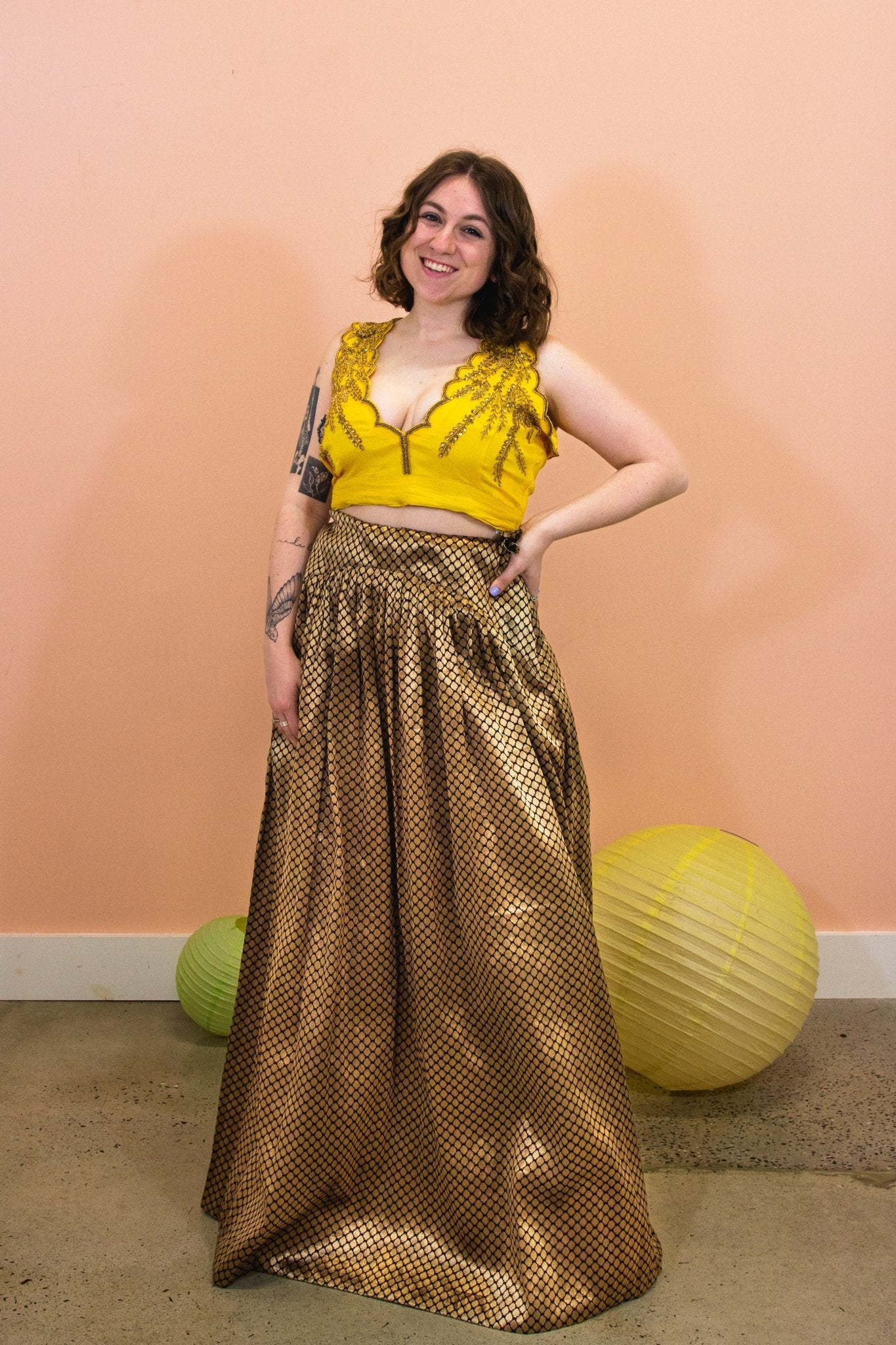 CHYATEE BESPOKE | AARI CROP TOP: Marvelous Maize - CHYATEE