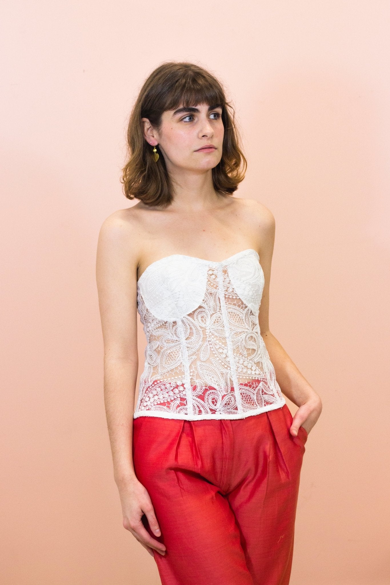 CHYATEE BESPOKE | Chantilly Lace Bustier - CHYATEE