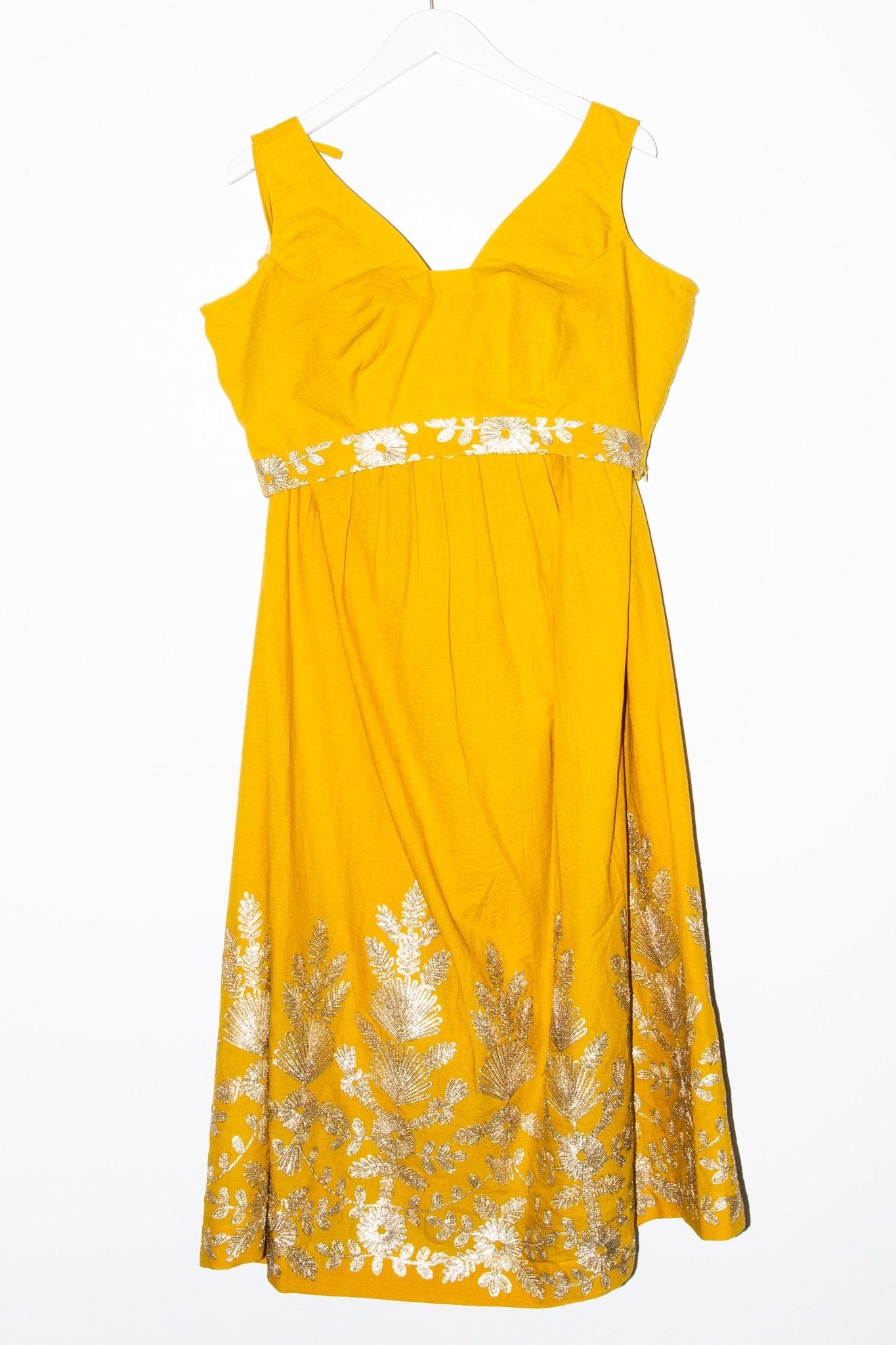 CHYATEE BESPOKE | Golden Yellow Potli Lengha - CHYATEE