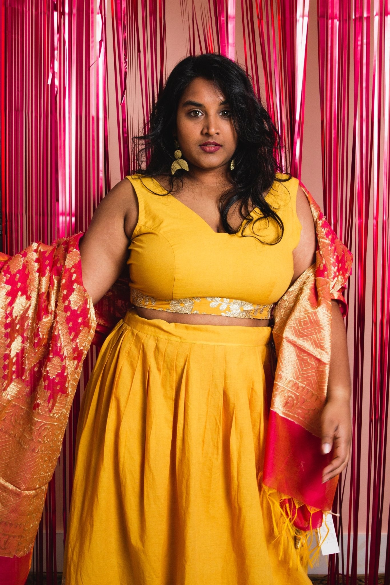 CHYATEE BESPOKE | Golden Yellow Potli Lengha - CHYATEE