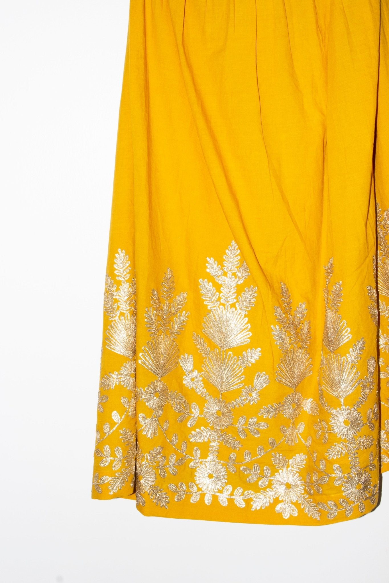 CHYATEE BESPOKE | Golden Yellow Potli Lengha - CHYATEE