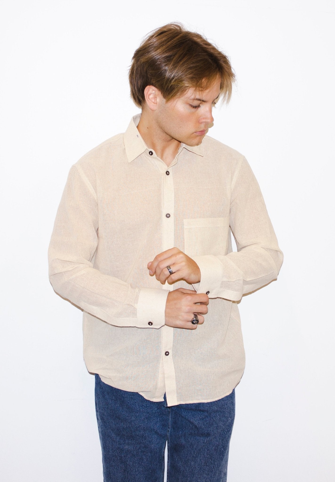Crisp Linen Button Down - CHYATEE