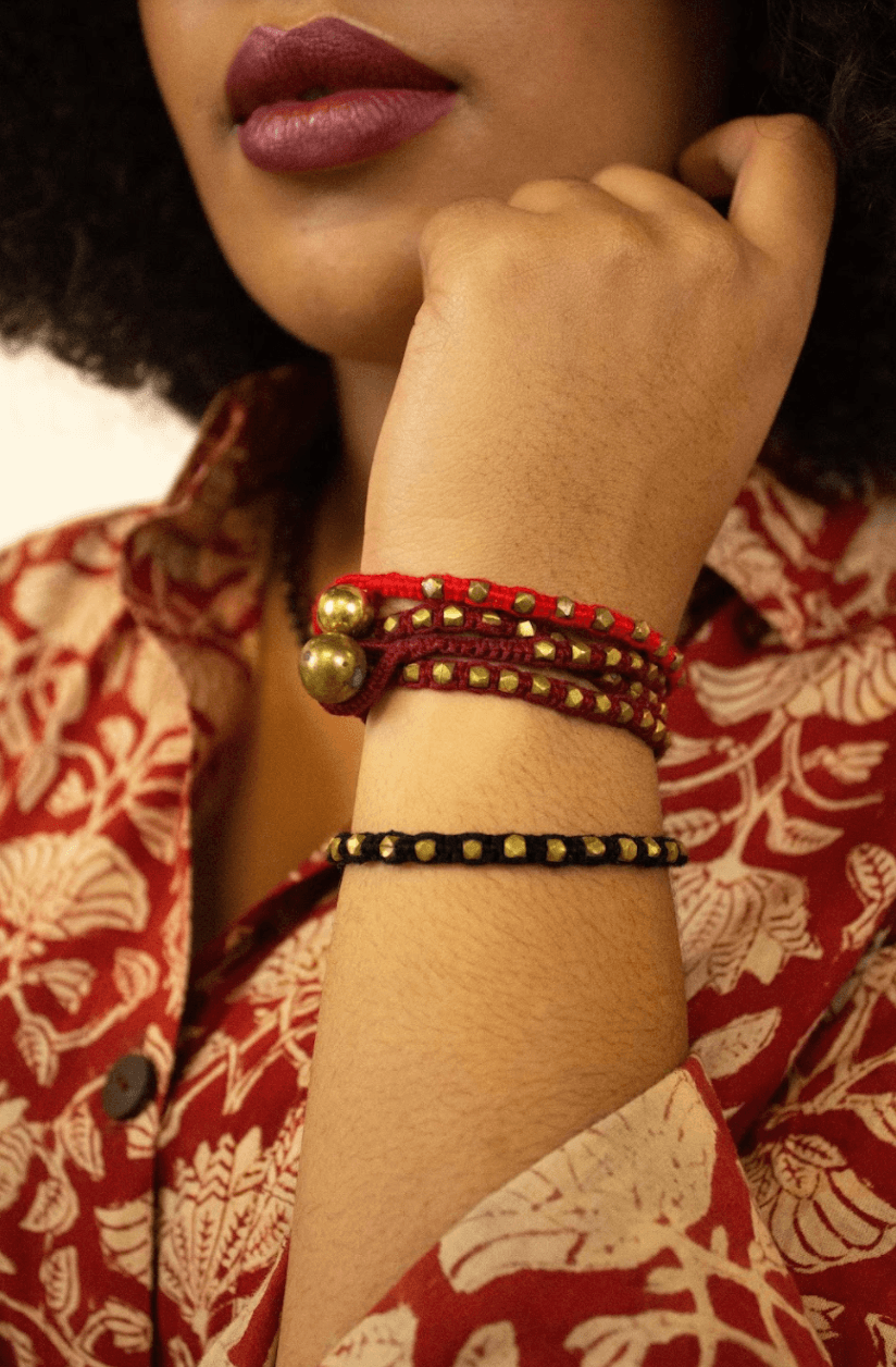 Hand-Knotted Brass Bracelet - CHYATEE