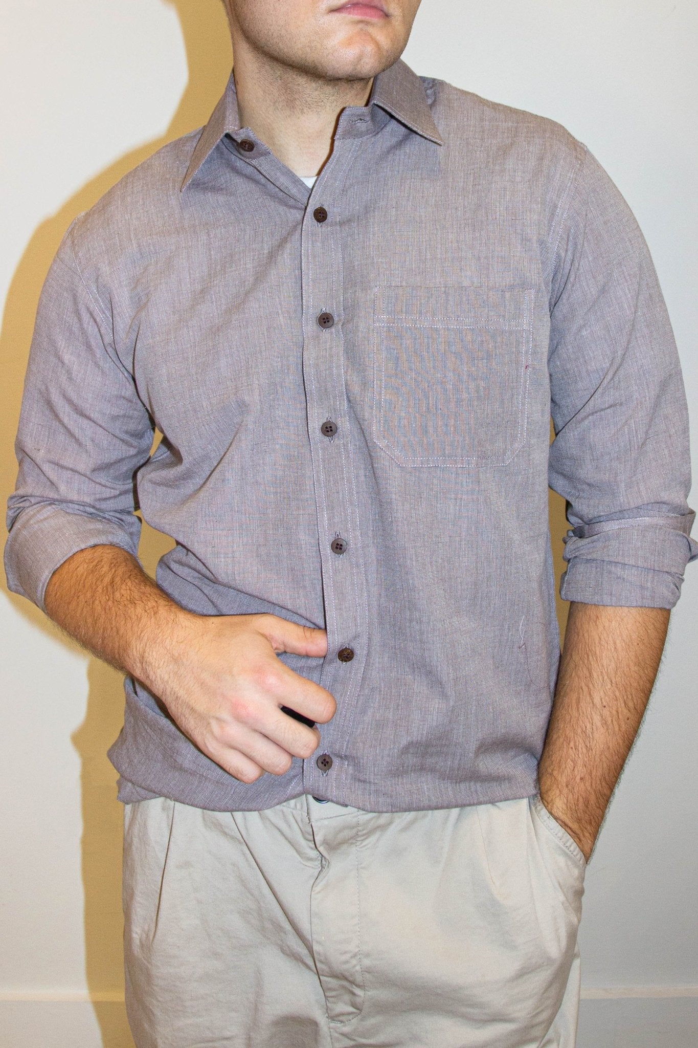 Lavender Fields Buttondown - CHYATEE