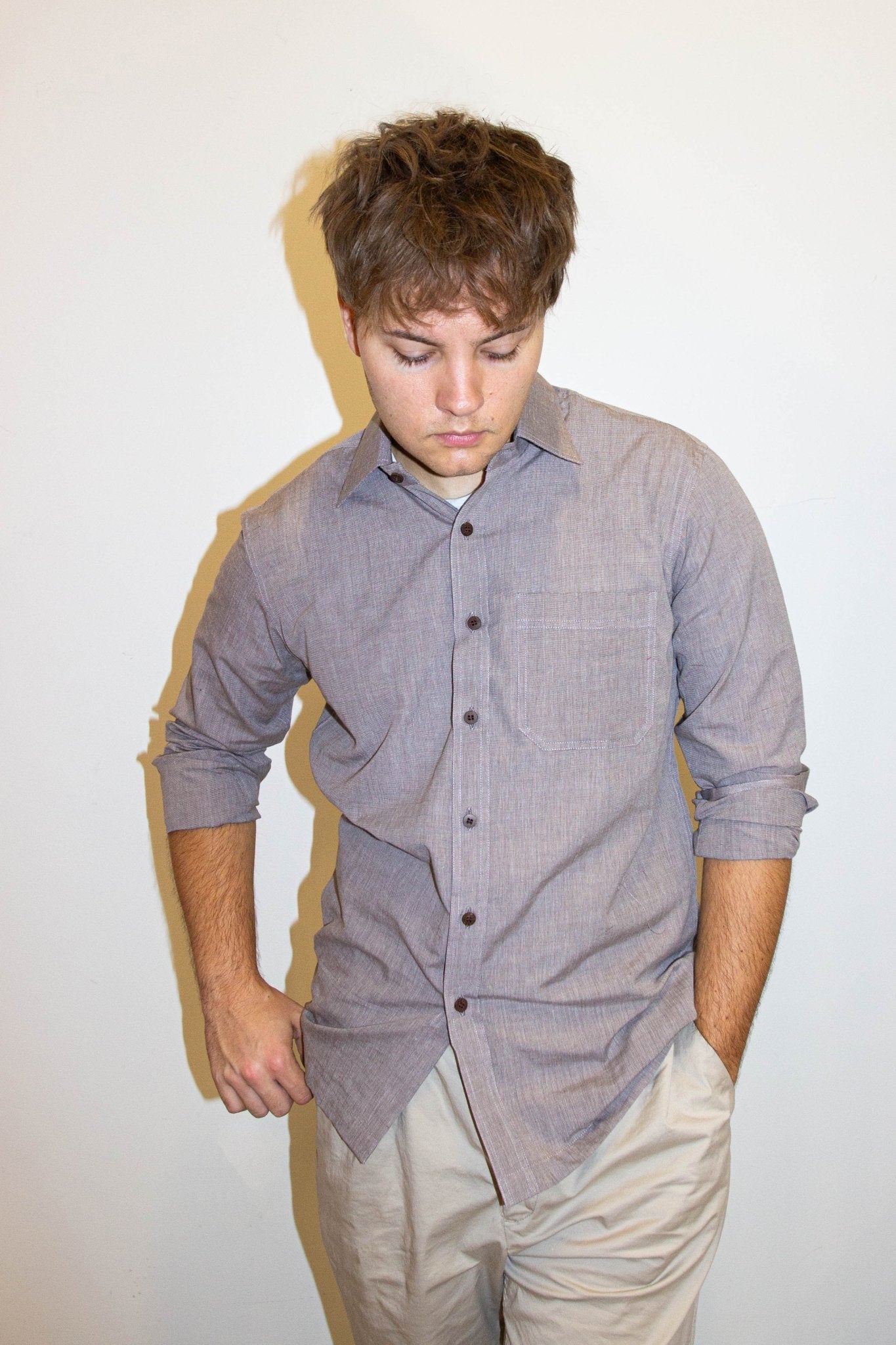 Lavender Fields Buttondown - CHYATEE