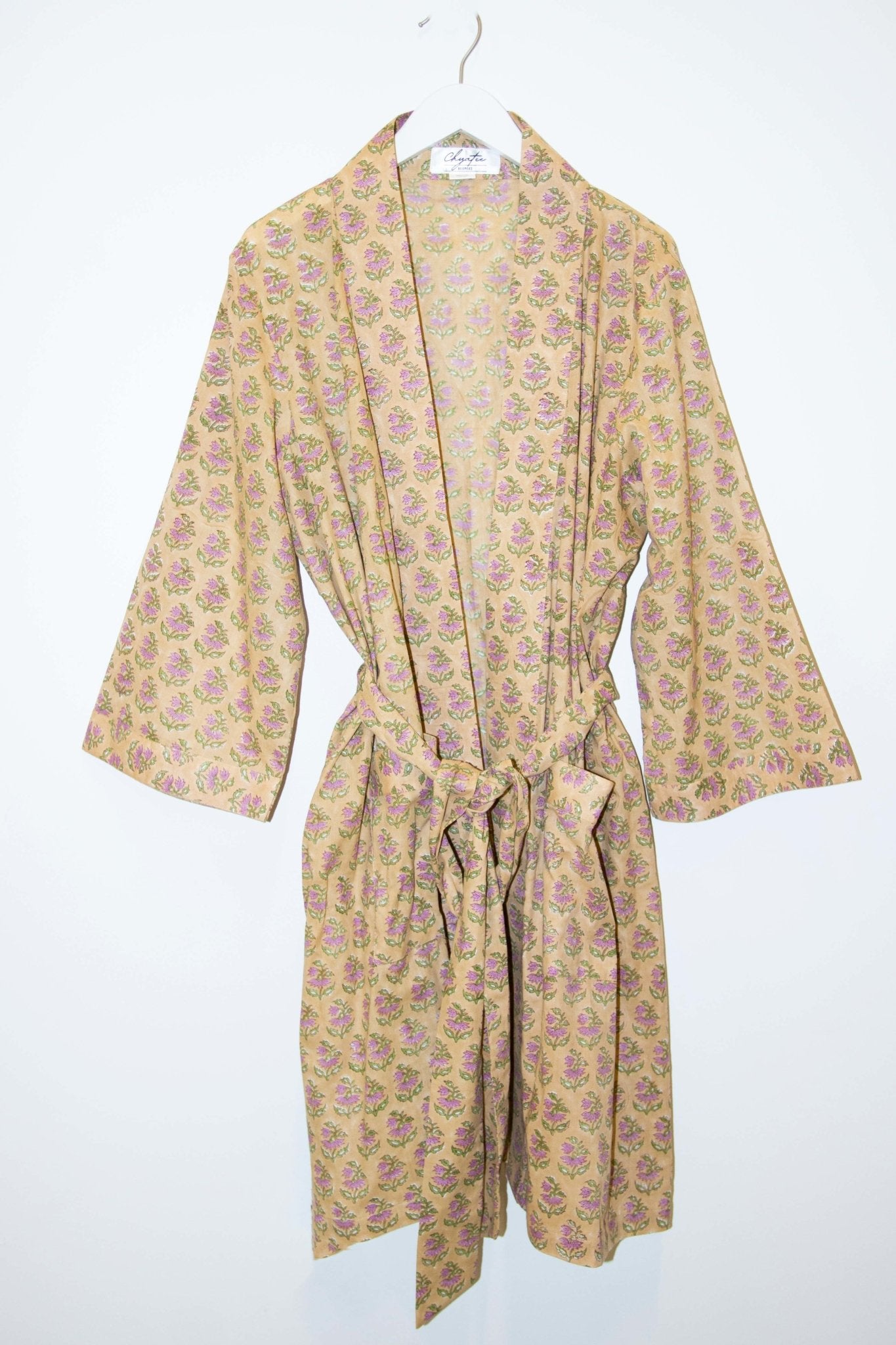 Lilac Khaki Robe - CHYATEE