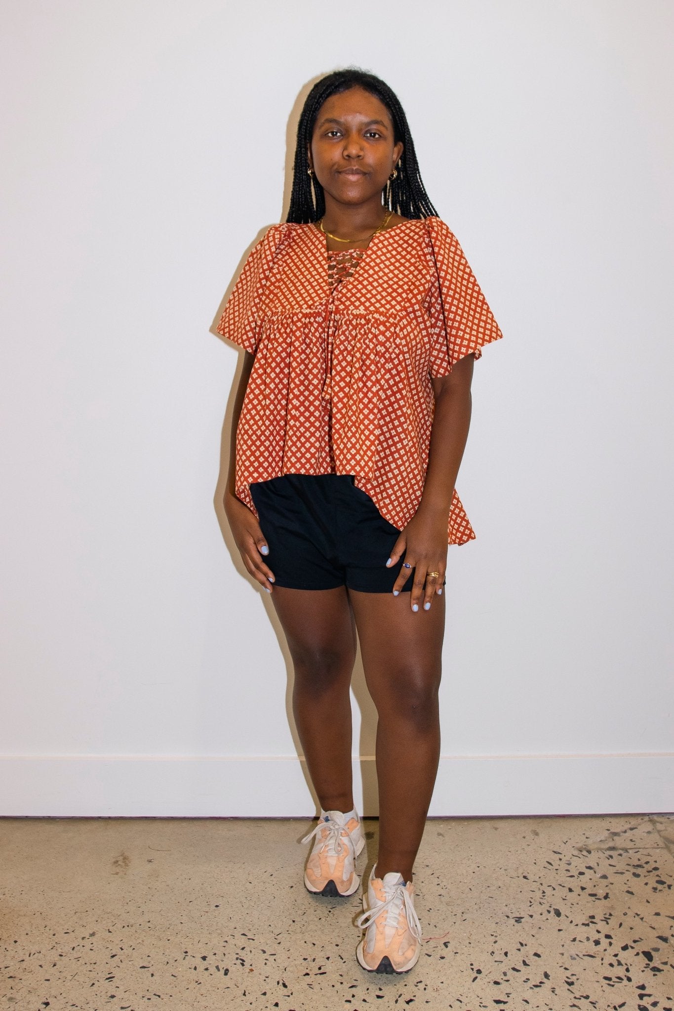 Poppy Auburn Tunic Top - CHYATEE