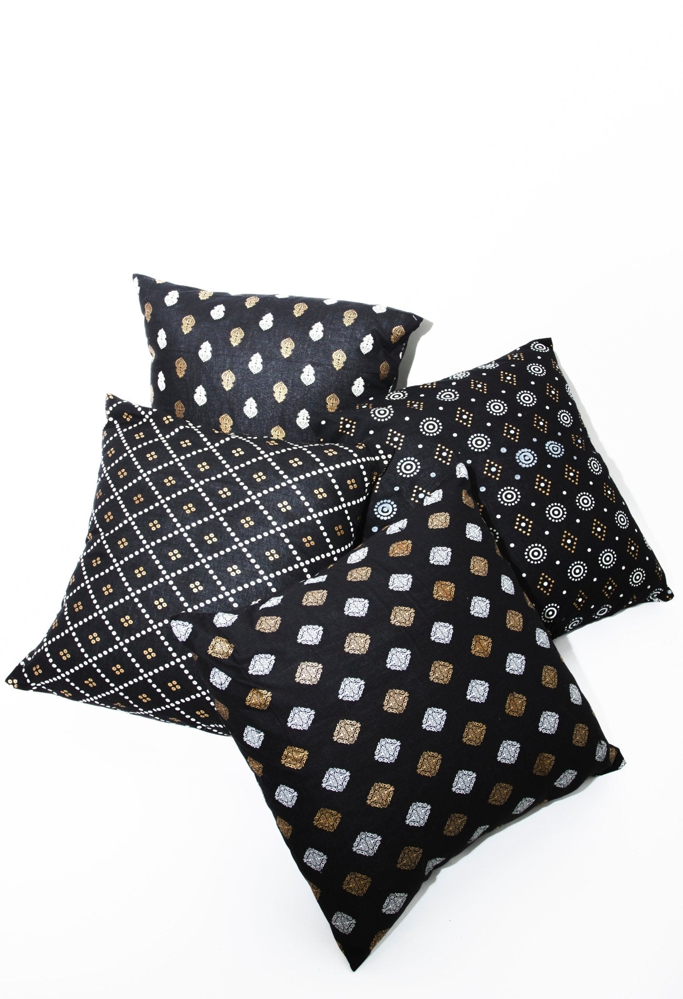 Stamped Noir Pillow - CHYATEE