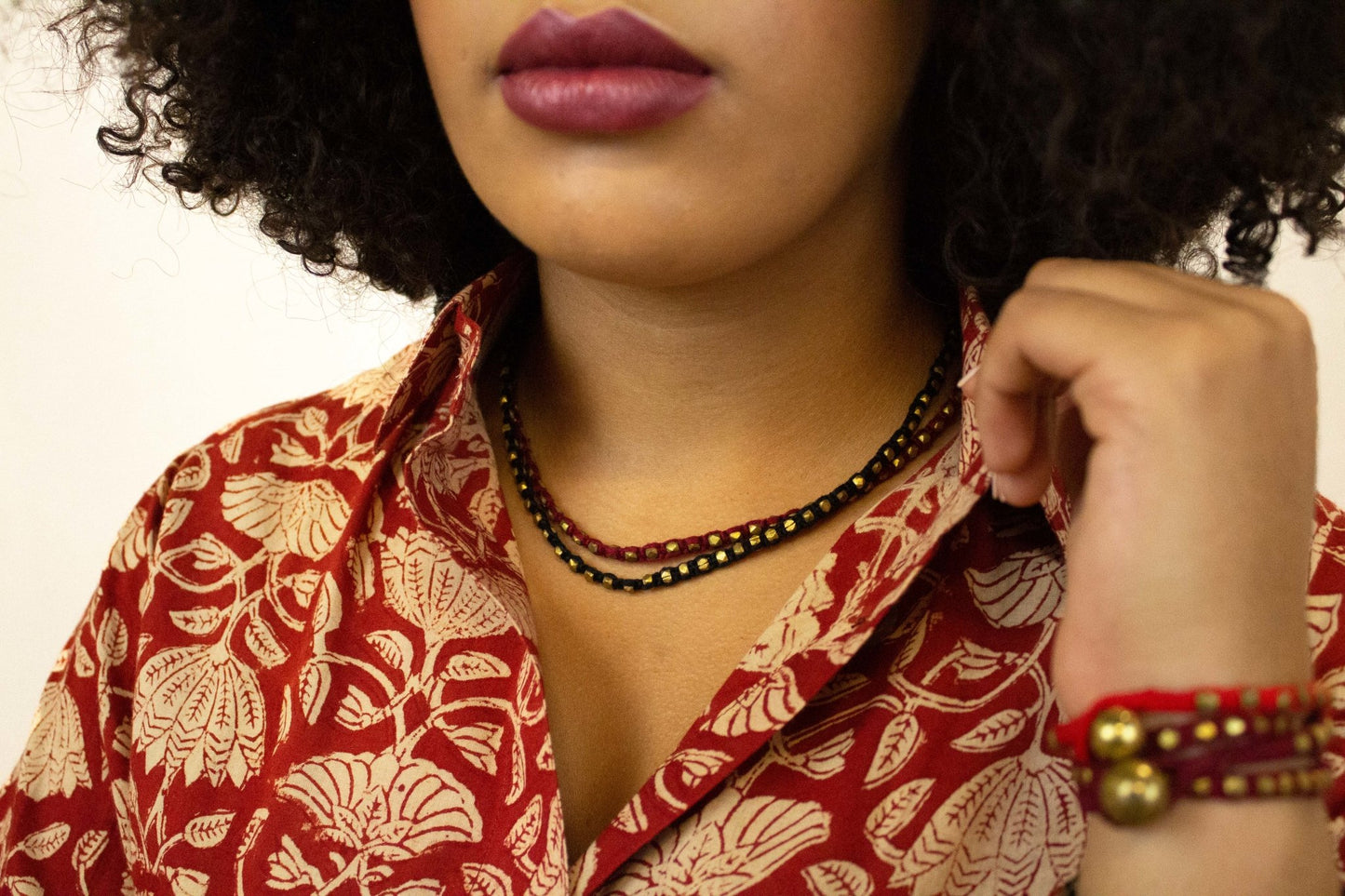 Tribal Brass Necklace - CHYATEE