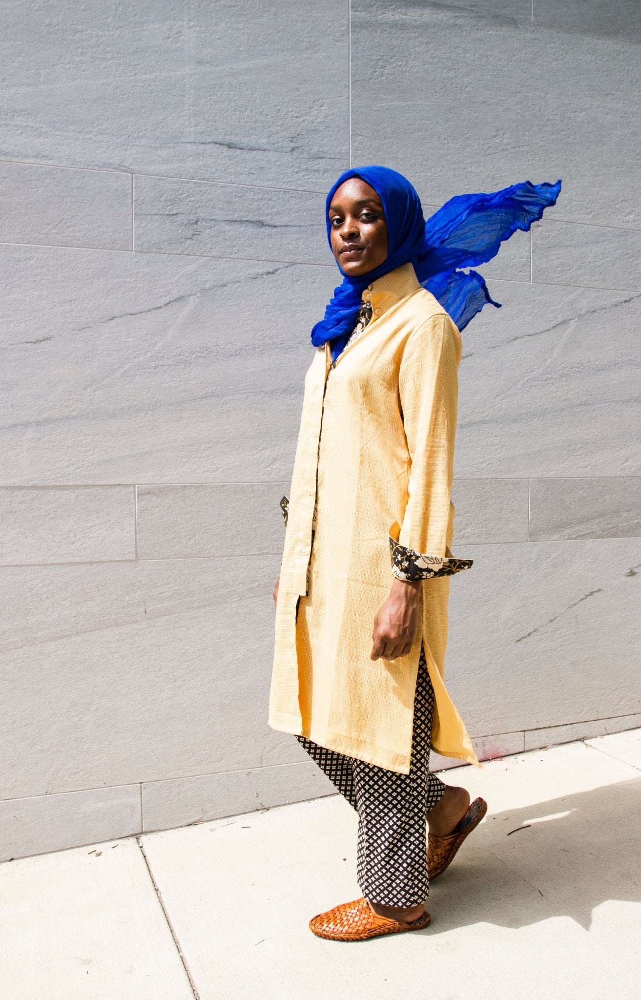 Wheat Shirt Dress - CHYATEE