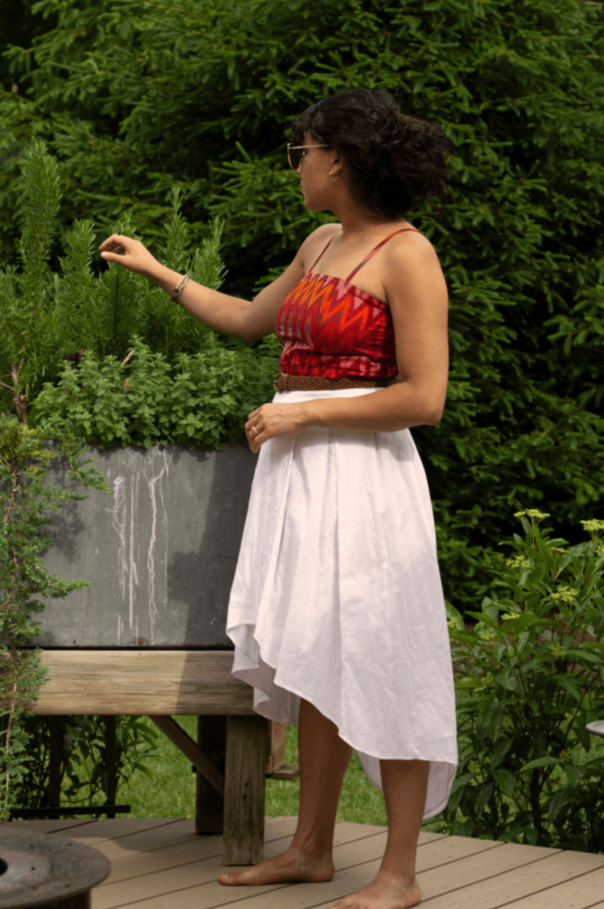 White Summer Skirt - CHYATEE