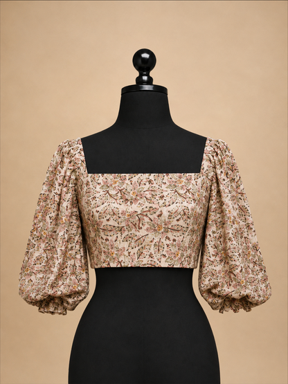 LOTUS KALAMKARI TOP