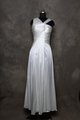 PLEATS BRIDAL DRESS
