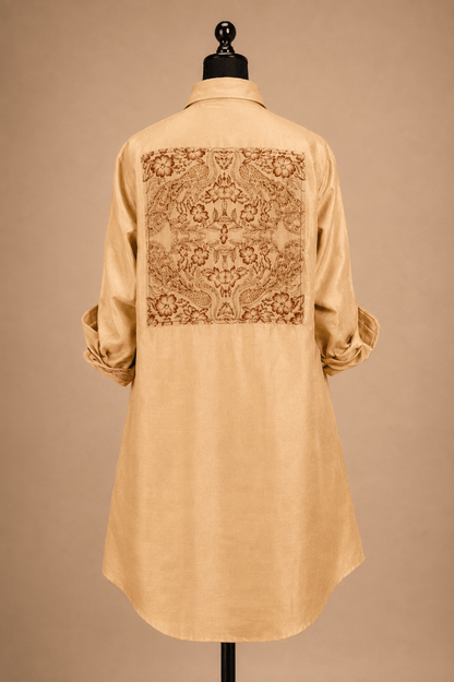 IVORY K SHIRT DRESS - CHYATEE