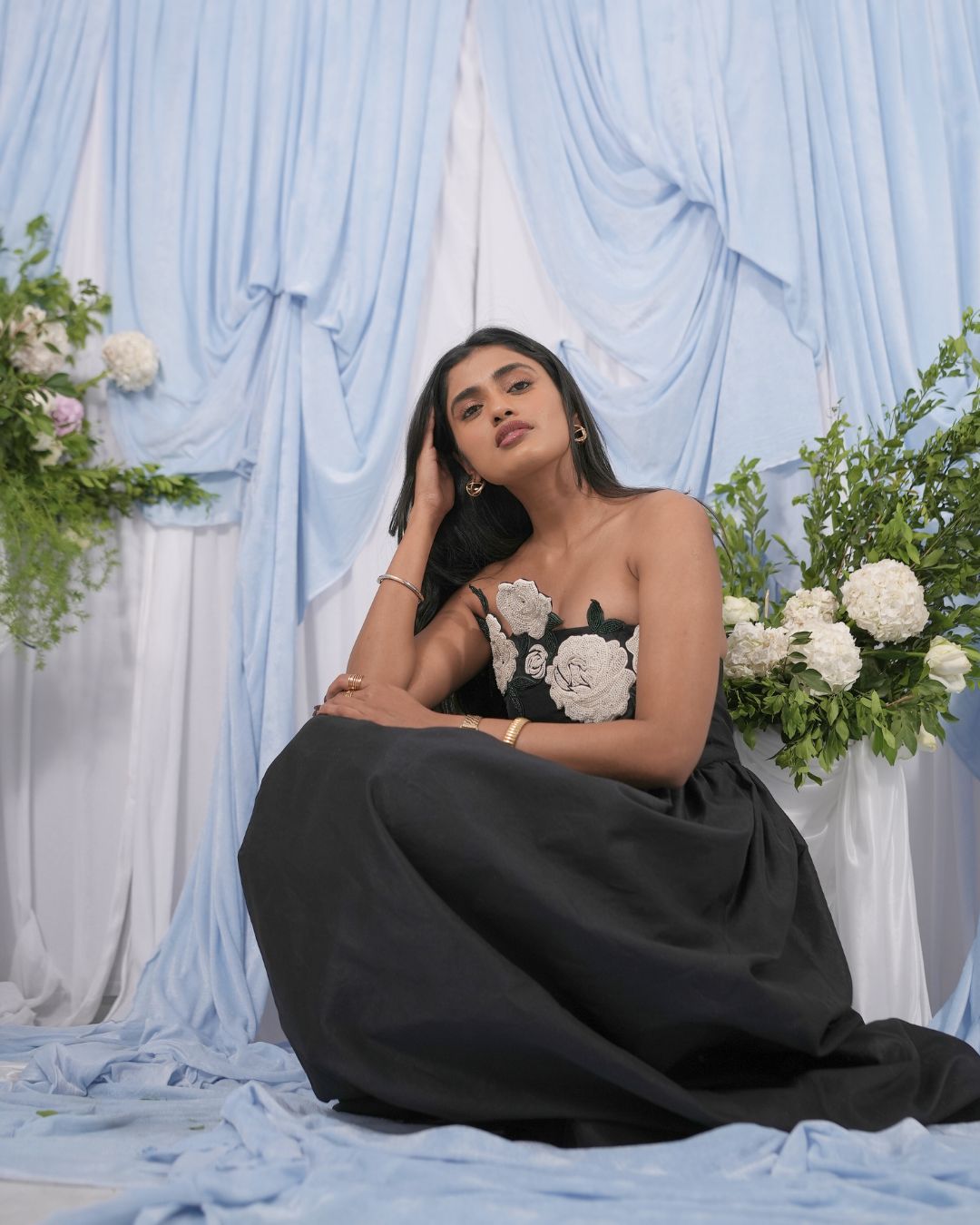 The Niloufer Floral Corset Dress - CHYATEE