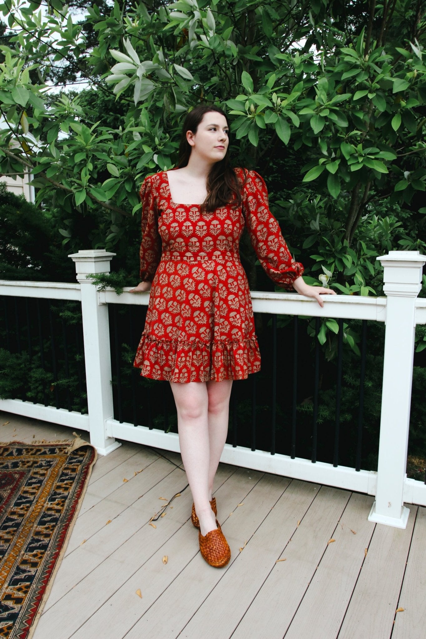 Berry Bright Floral Dress - CHYATEE