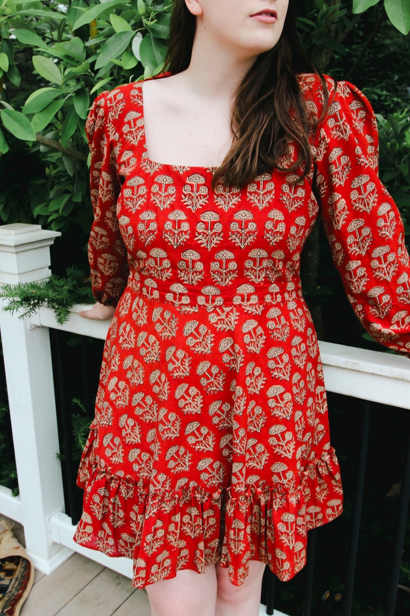 Berry Bright Floral Dress - CHYATEE