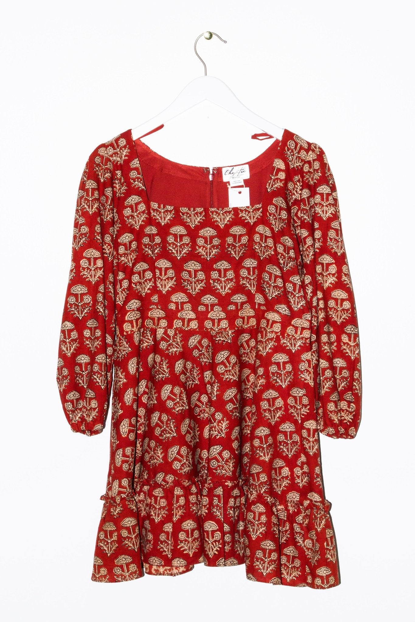 Berry Bright Floral Dress - CHYATEE