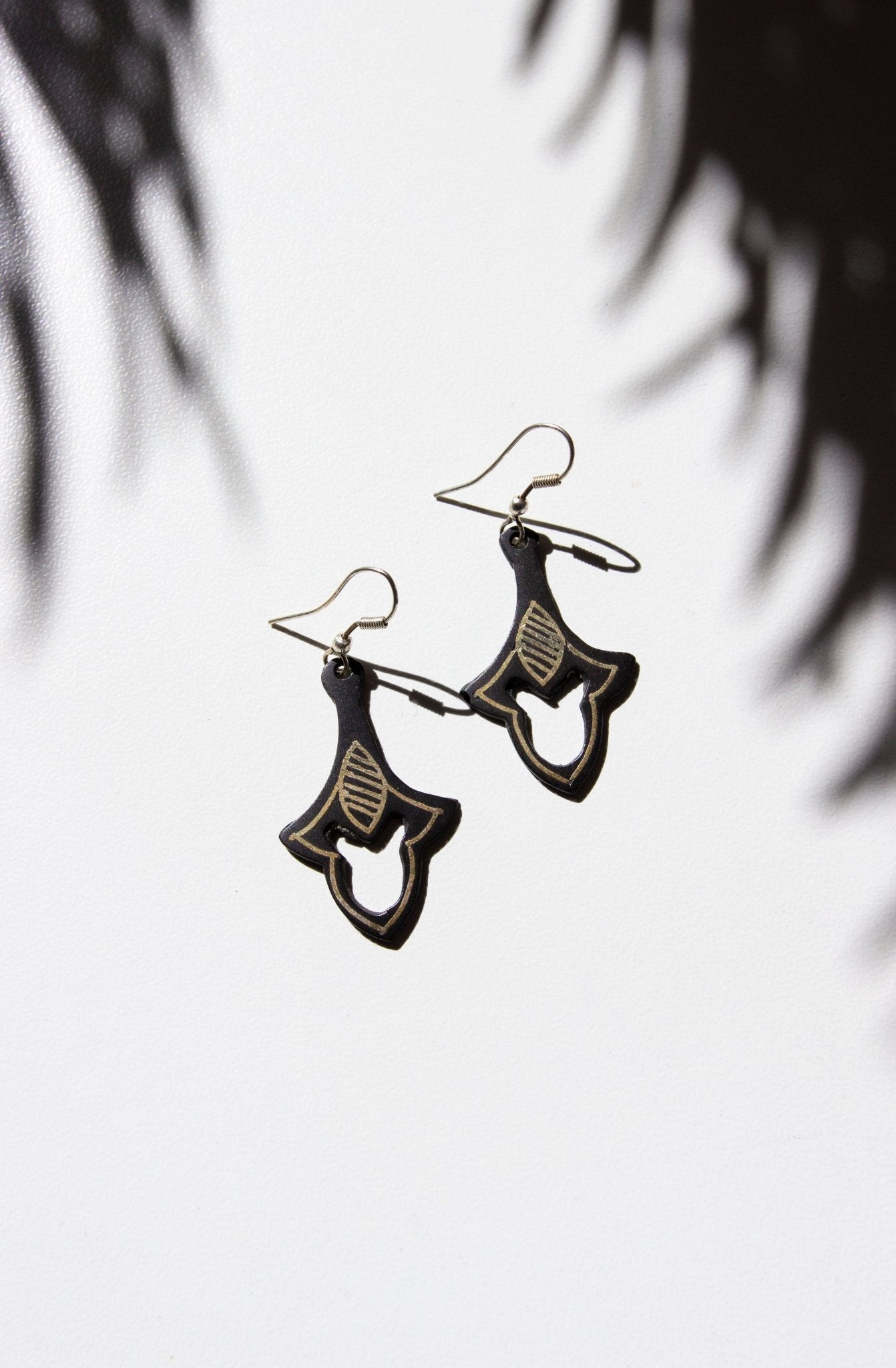 Bidri Metal Earrings - CHYATEE