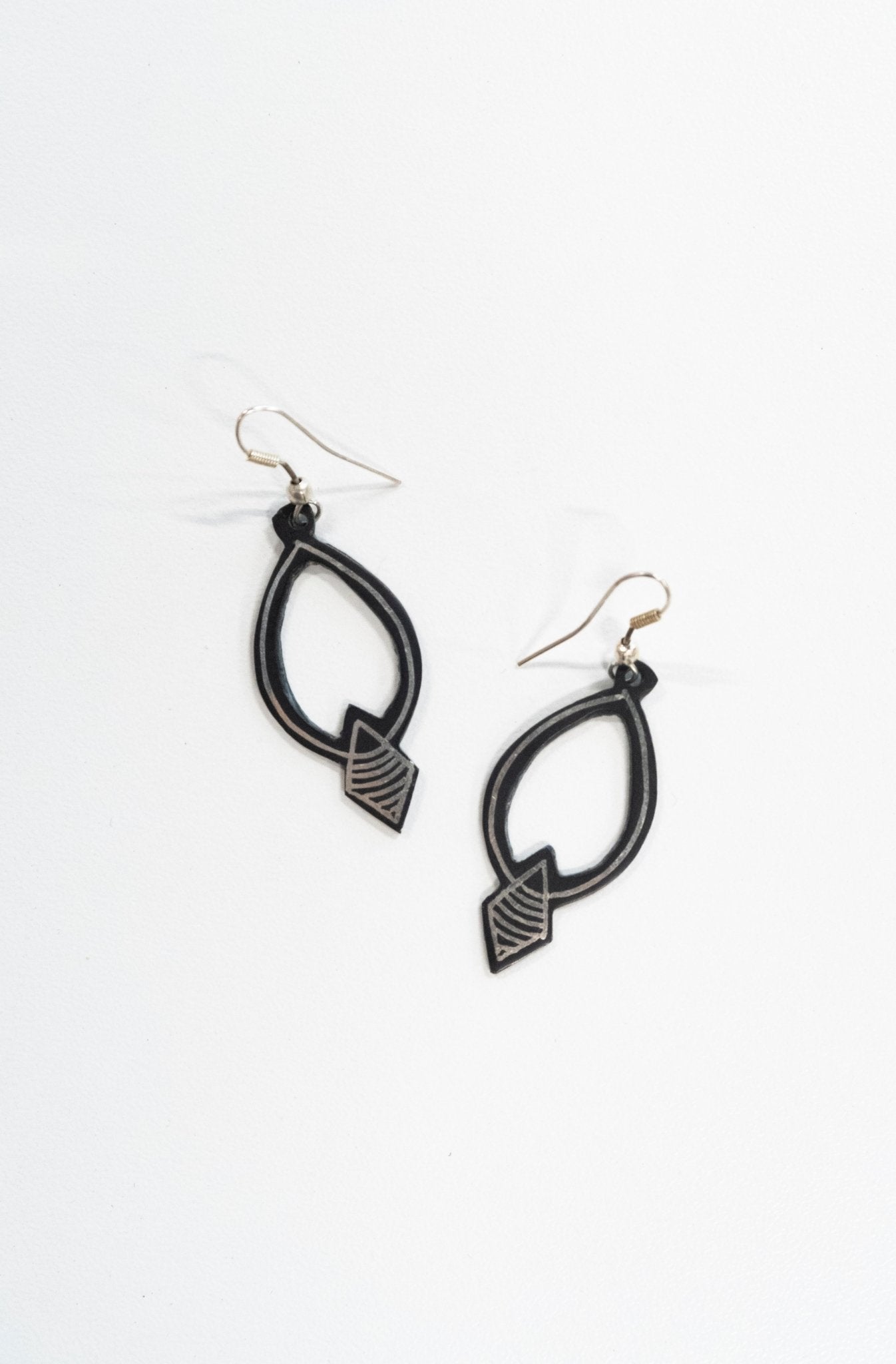 Bidri Metal Earrings - CHYATEE
