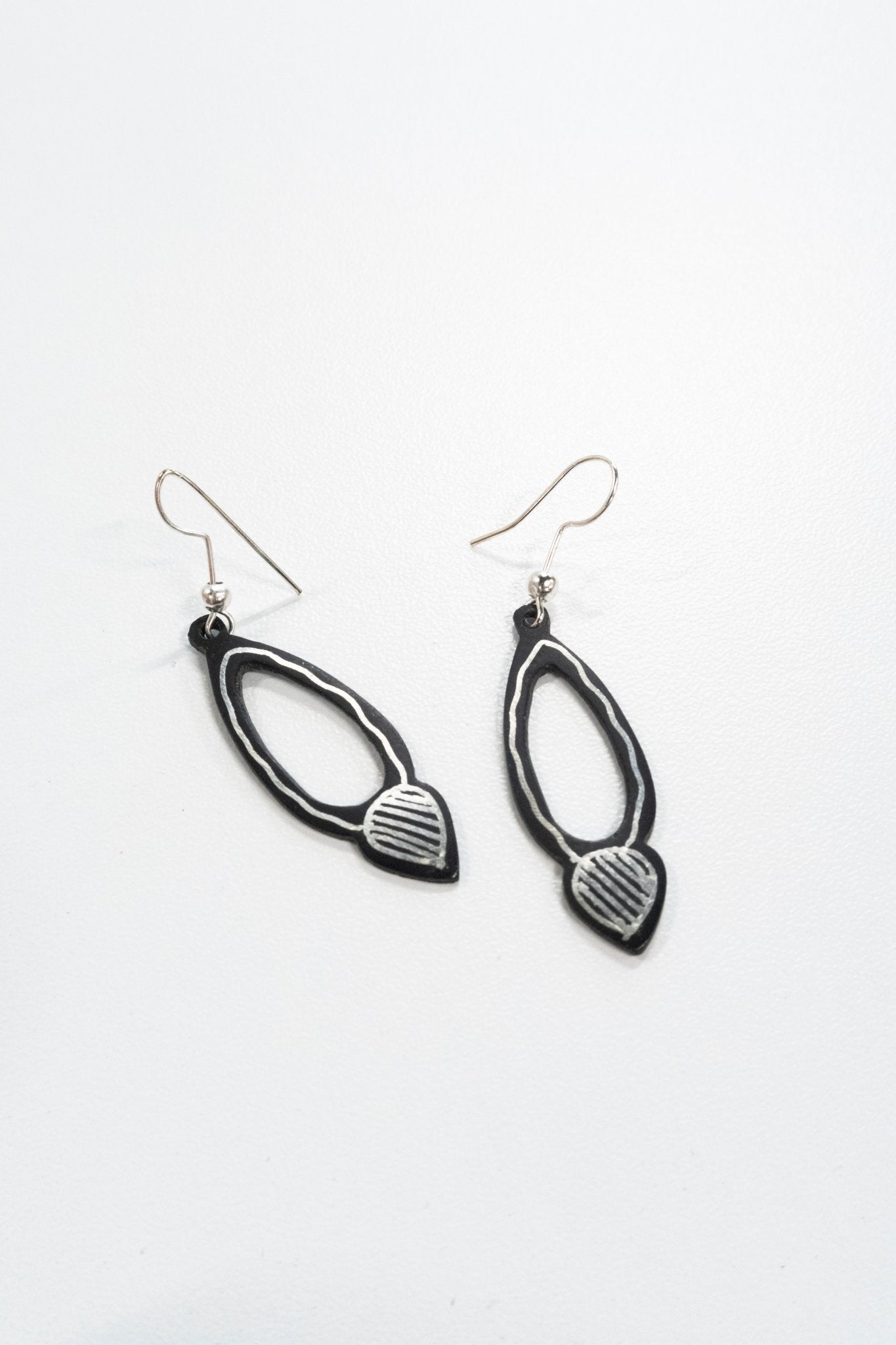 Bidri Metal Earrings - CHYATEE