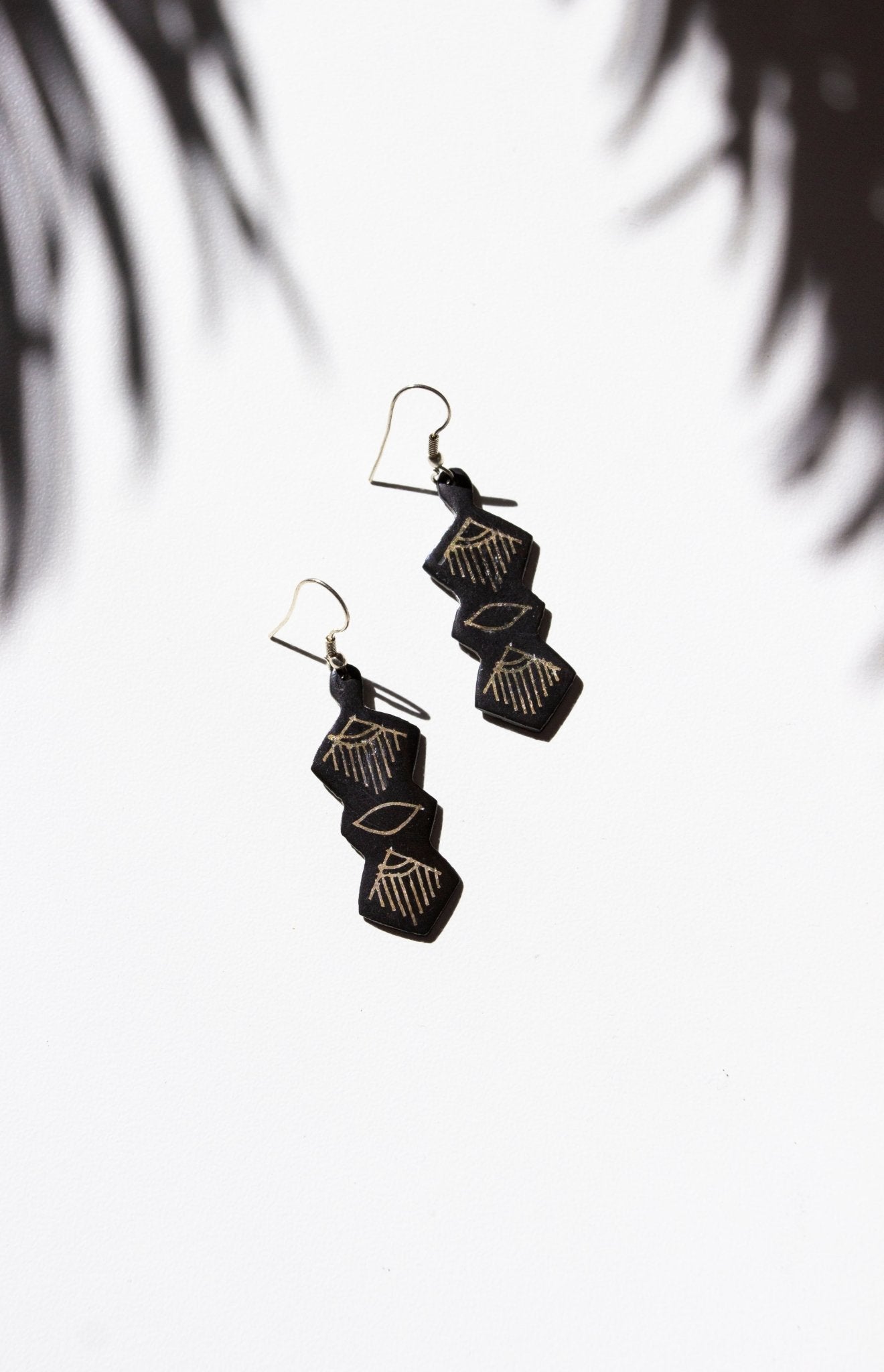 Bidri Metal Earrings - CHYATEE