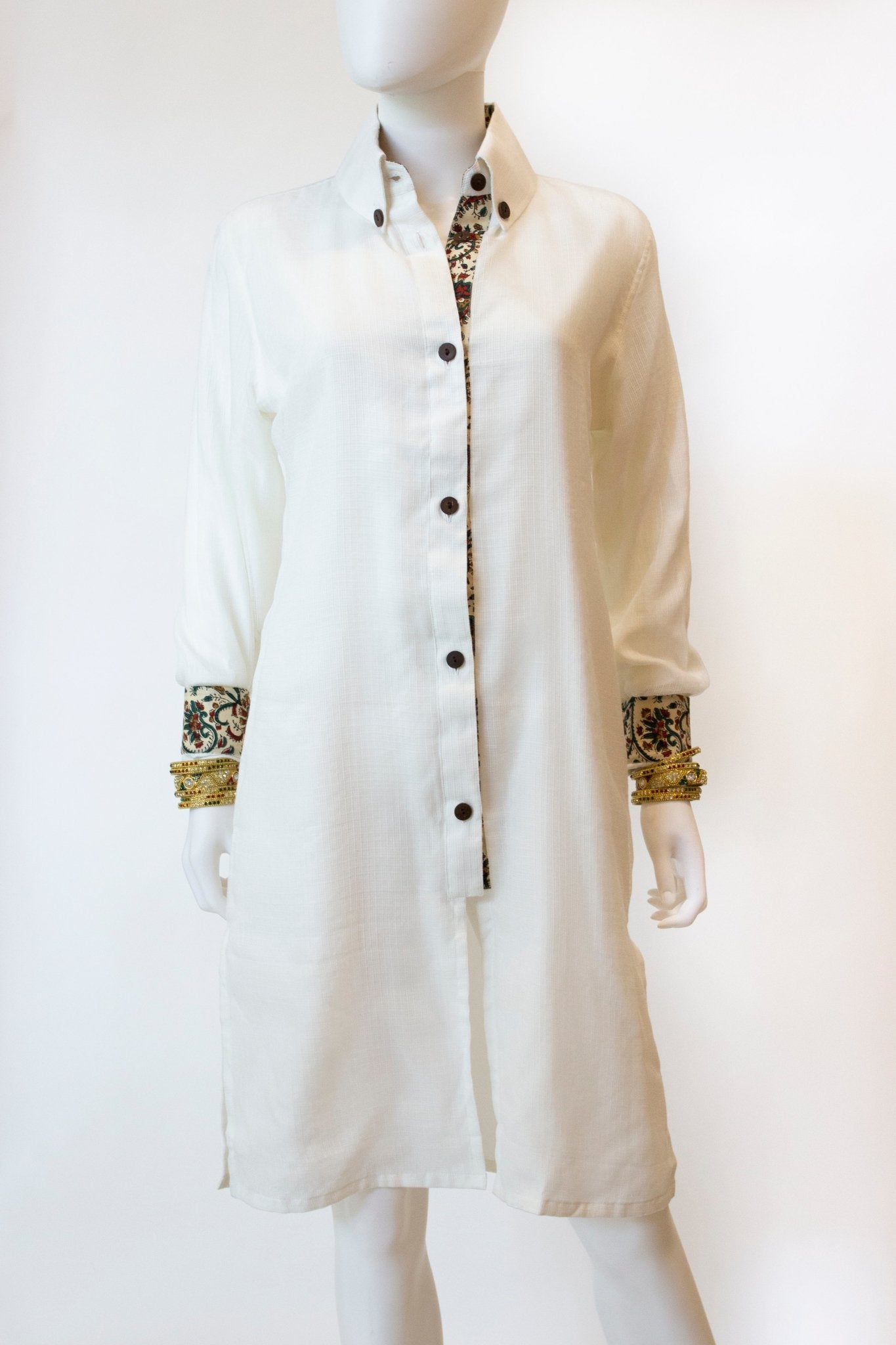 Blanc Shirt Dress - CHYATEE