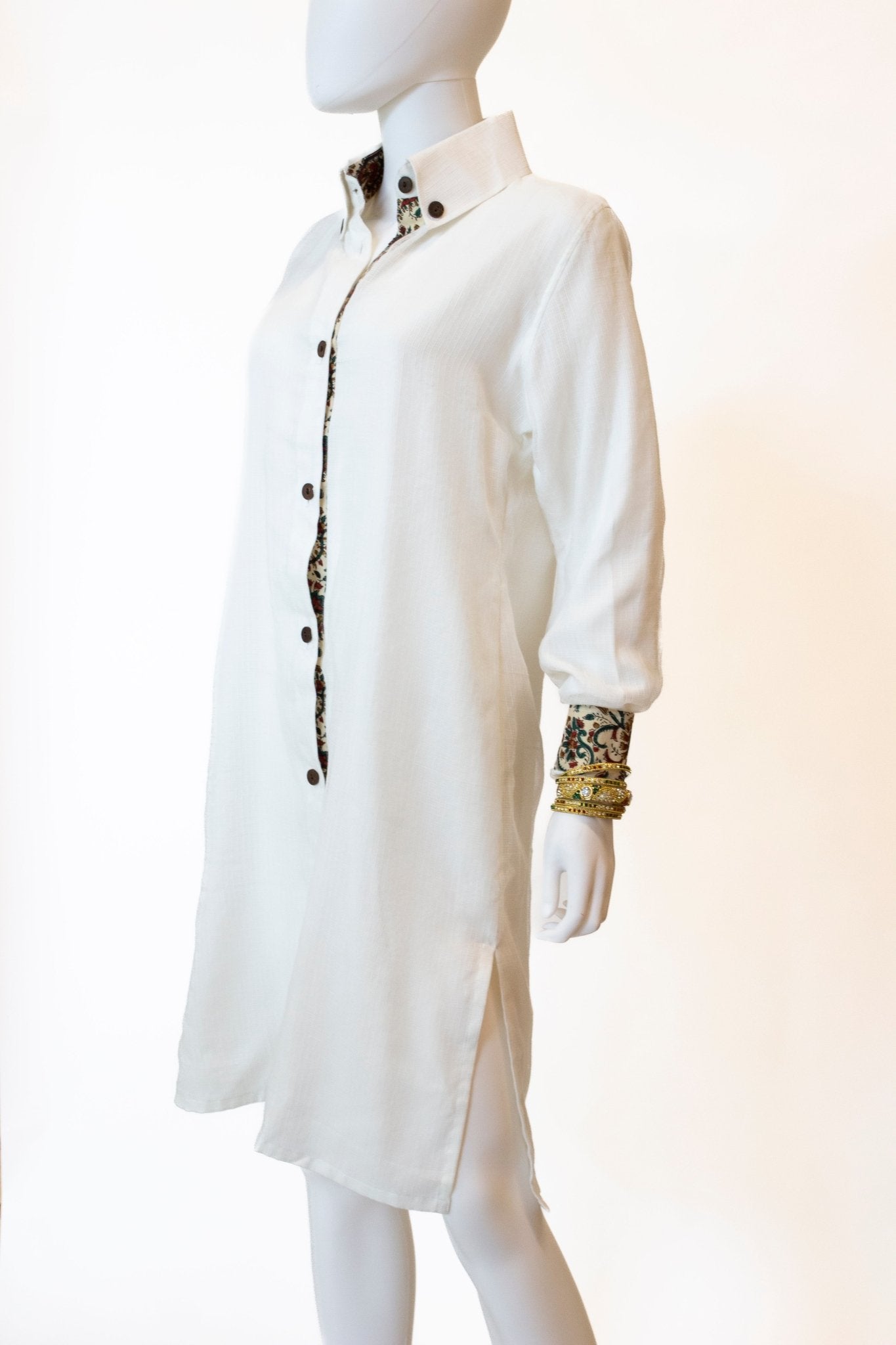Blanc Shirt Dress - CHYATEE