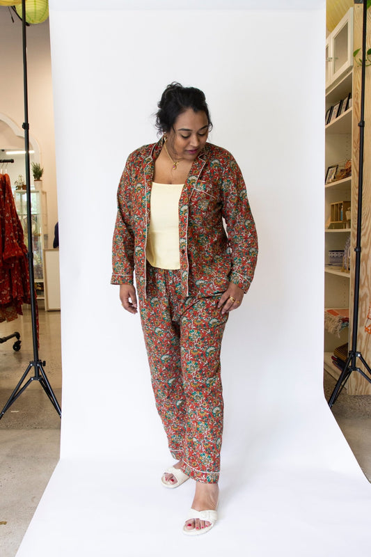 Block Print Co-Ord Set - CHYATEE