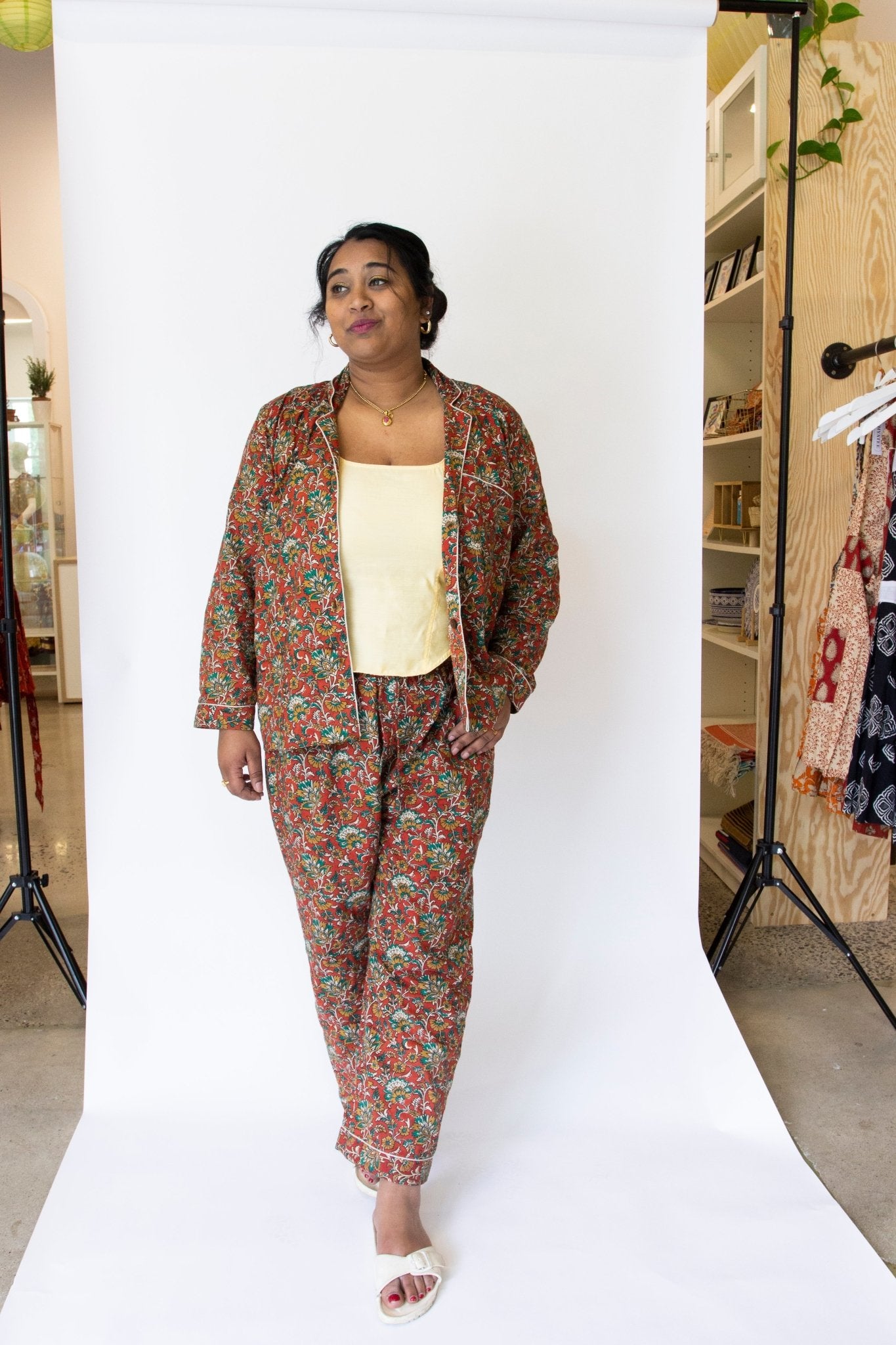 Block Print Co-Ord Set - CHYATEE