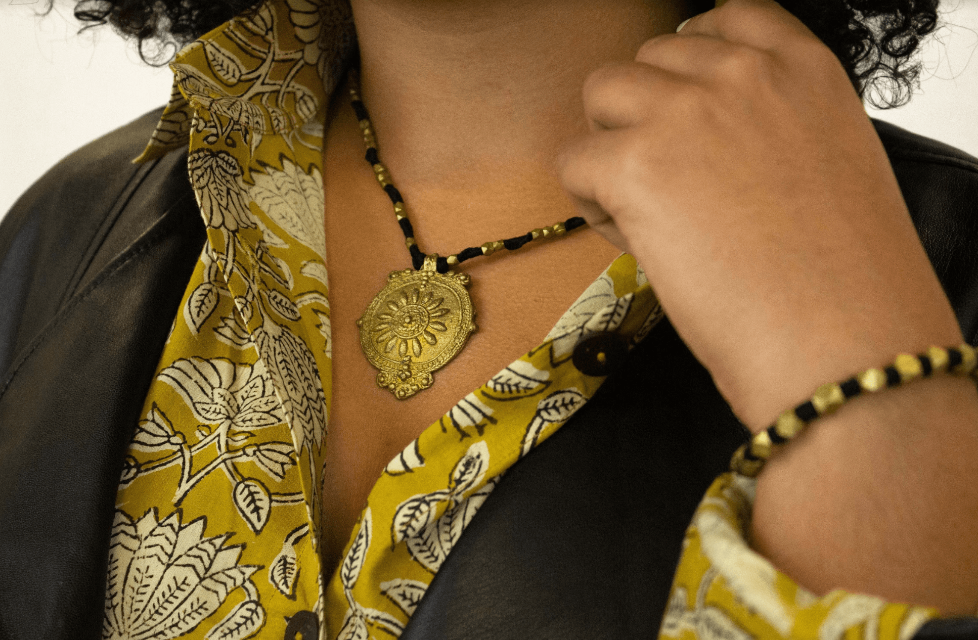 Chakra Brass Necklace - CHYATEE