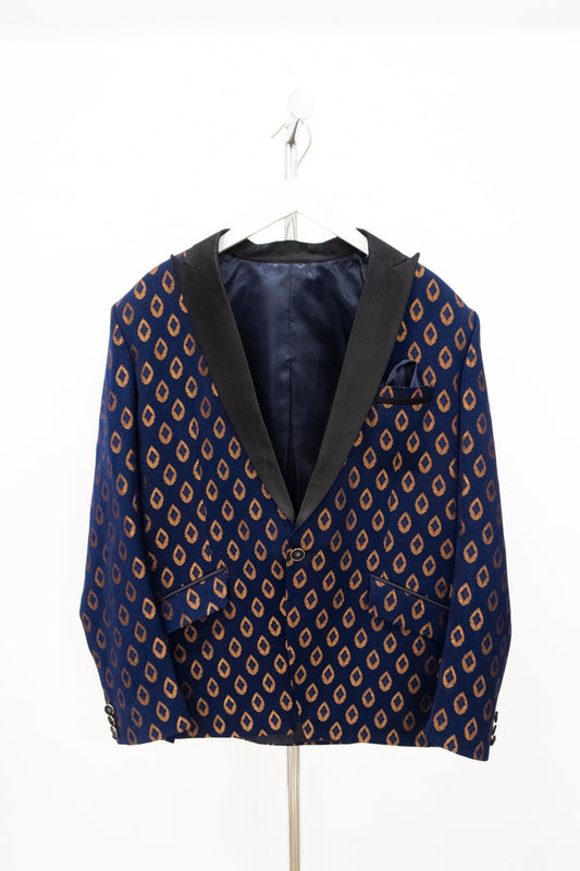 CHYATEE BESPOKE | Cocktail Jacket: Cobalt Bronzed - CHYATEE