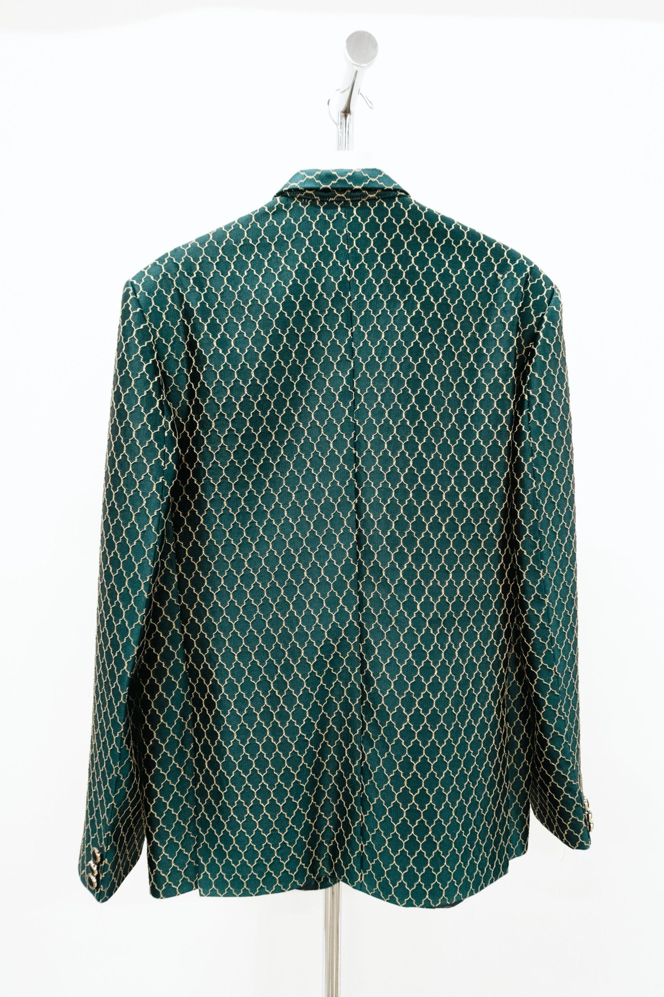 CHYATEE BESPOKE | Cocktail Jacket: Crescent Emerald - CHYATEE