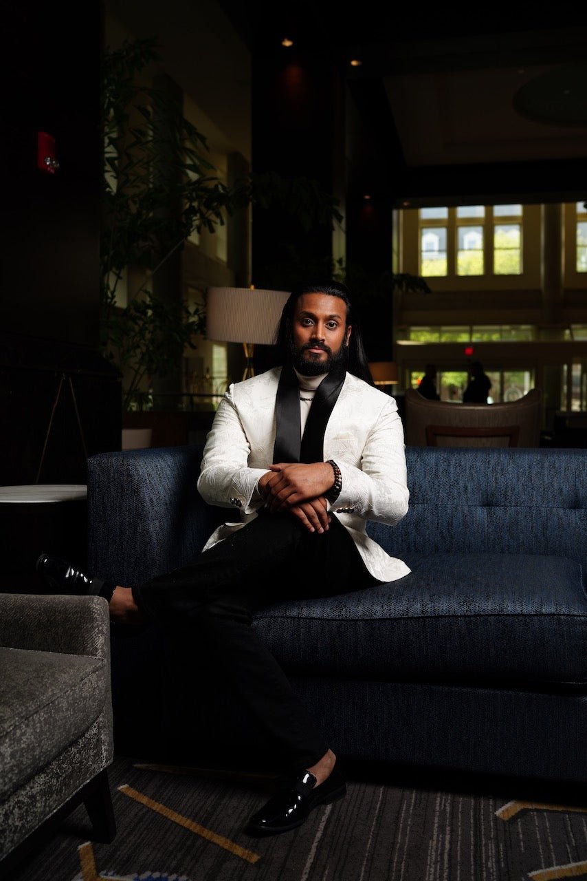 CHYATEE BESPOKE | Cocktail Jacket: Ivory Rose - CHYATEE