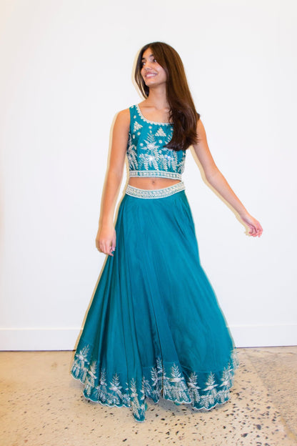 CHYATEE BESPOKE | Peacock Lengha - CHYATEE