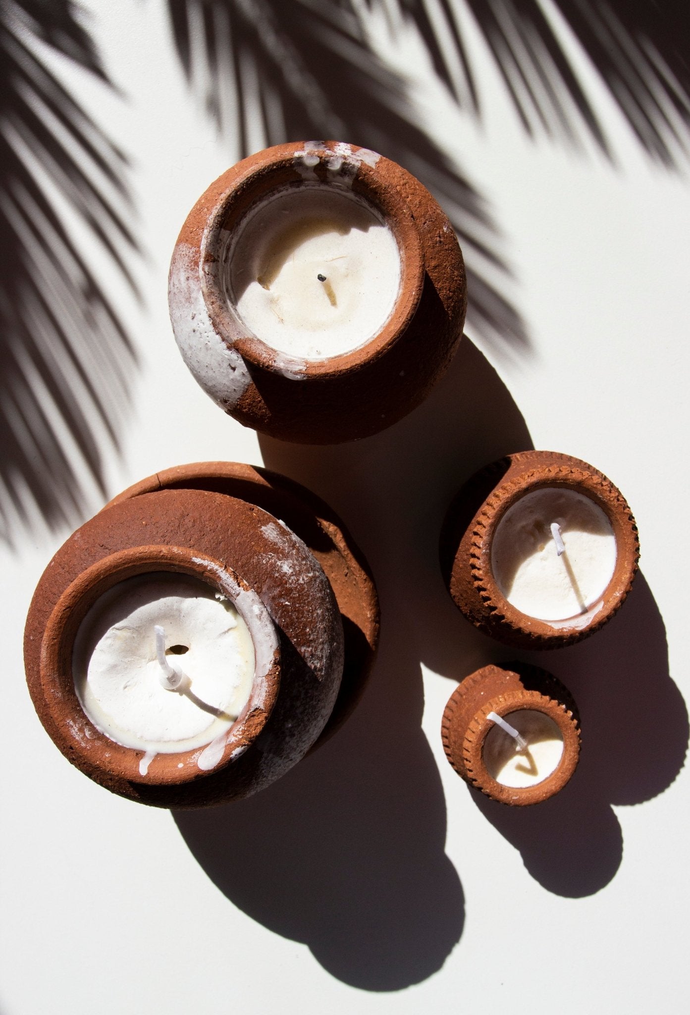 Clay Hand-Poured Candles - CHYATEE
