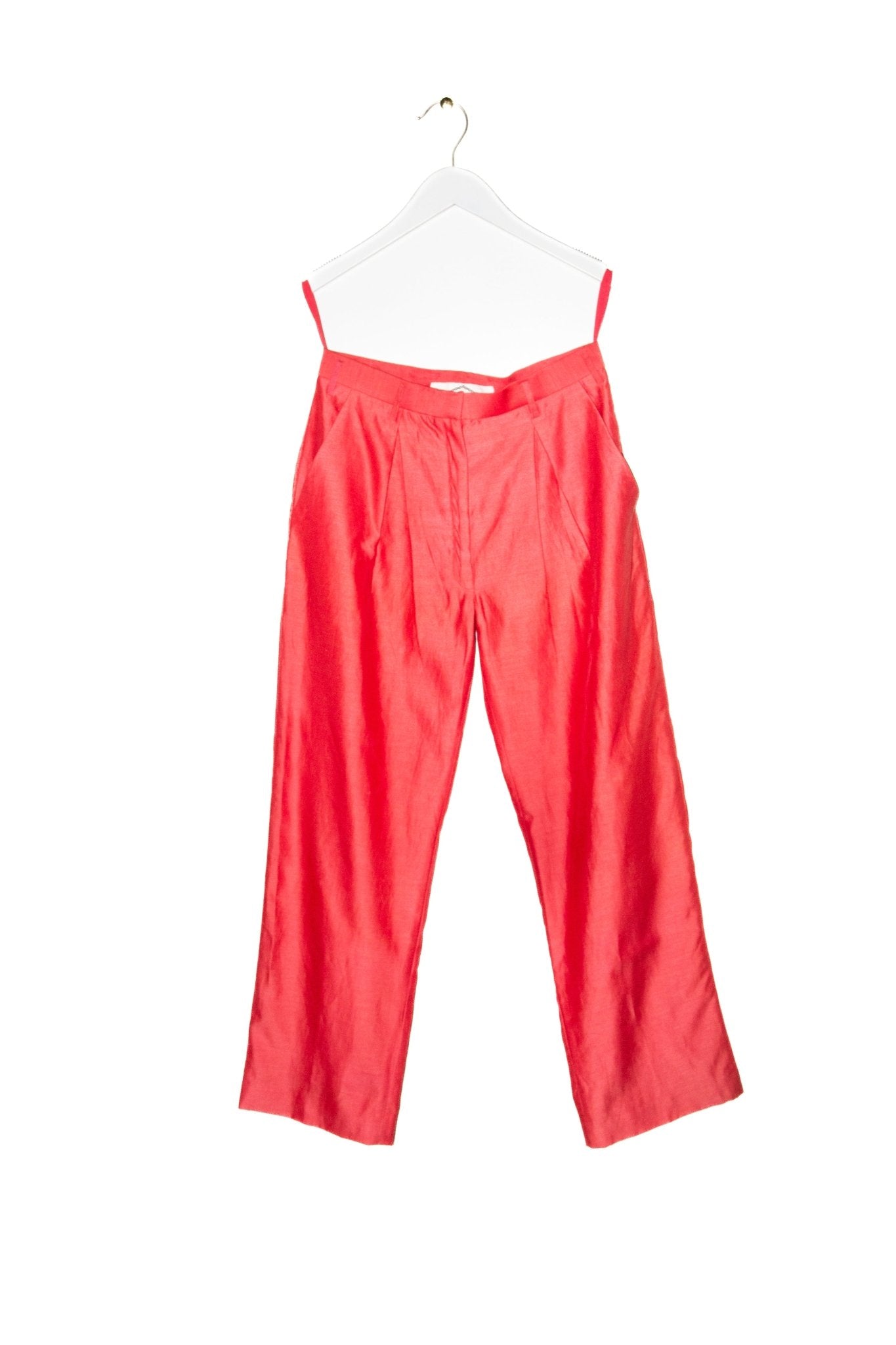 Coral Chanderi Flares - CHYATEE