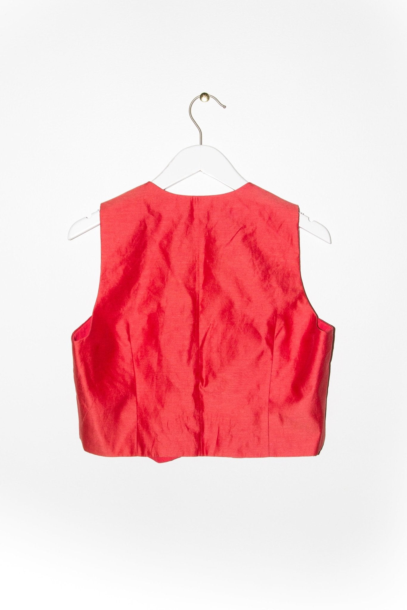 Coral Chanderi Vest - CHYATEE