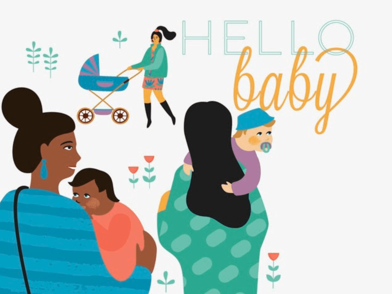 Hello Baby Card - CHYATEE
