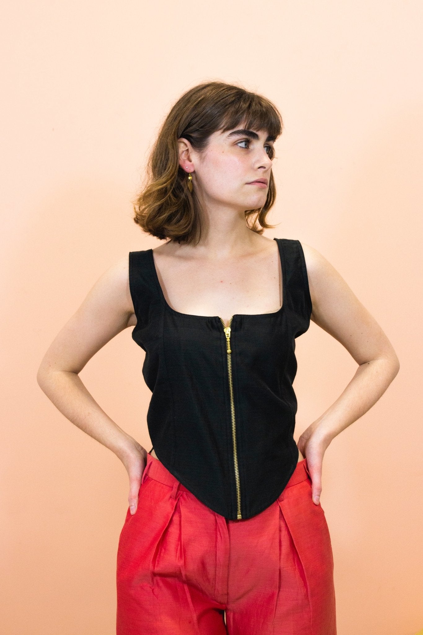 Noir Corset Top - CHYATEE