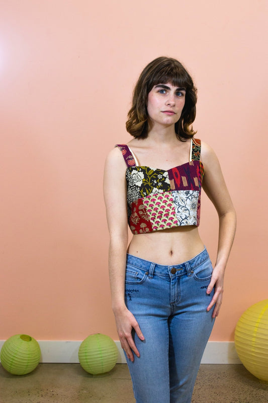 Patchwork Capsule Banjara Crop Top - CHYATEE