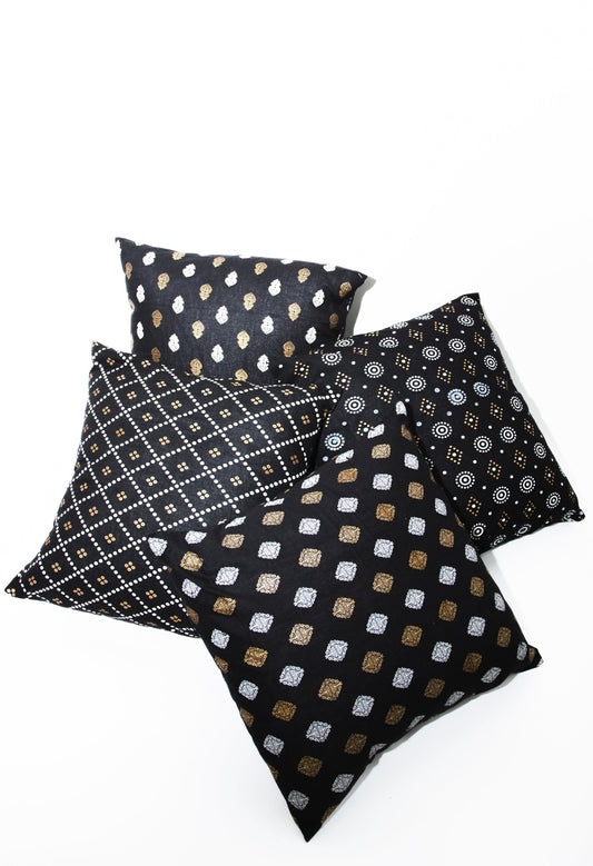Stamped Noir Pillow - CHYATEE