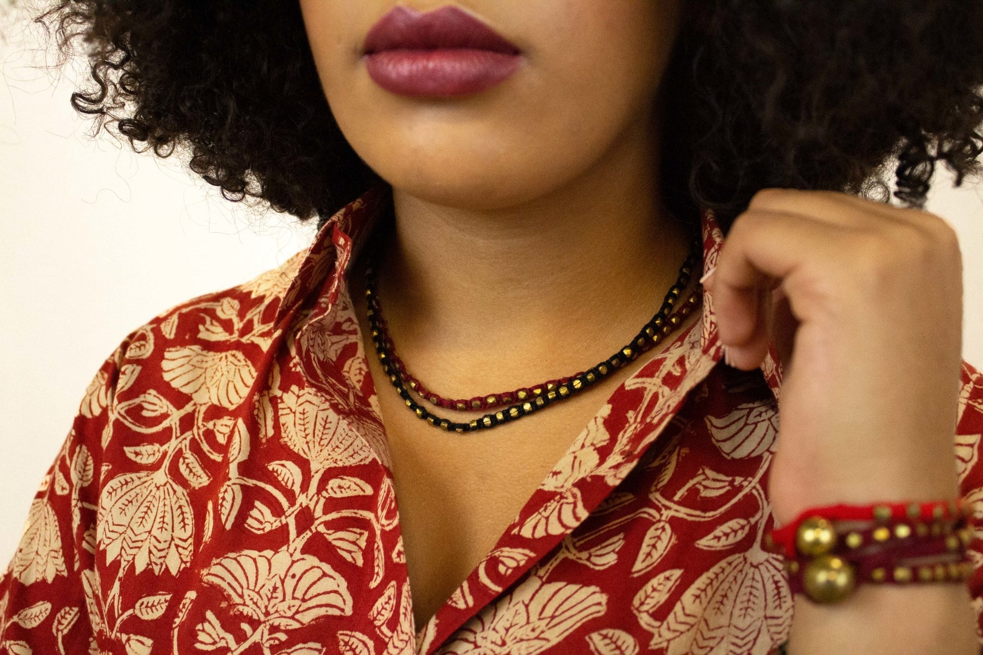 Tribal Brass Necklace - CHYATEE